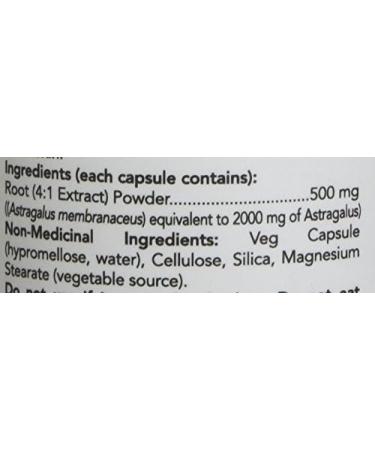 NOW Supplements Astragalus Extract 500mg Capsules 90 Count 90 count (Pack of 1) - Buy Online on GoSupps.com