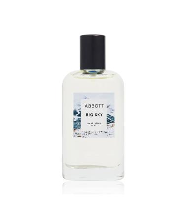 Abbott Big Sky Eau de Parfum - Clean Perfume for Men & Women Outdoorsy Notes of Spice Marine Cypress & Vetiver Long Lasting Vegan Paraben-Free Cruelty-Free 50ml Big Sky 1.7 Fl Oz (Pack of 1)