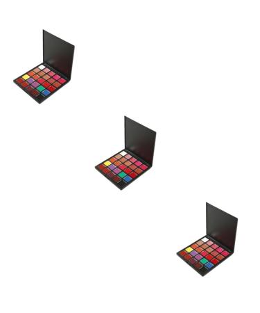 DOITOOL 3pcs 25 Lipgloss Lip Tint Cosmetic Palette Makeup Palette Lipg Gloss Palette Lipstick Palette Women Lipstick Miss Water Proof Lip Gloss Mx3pcs As Shownx3pcs