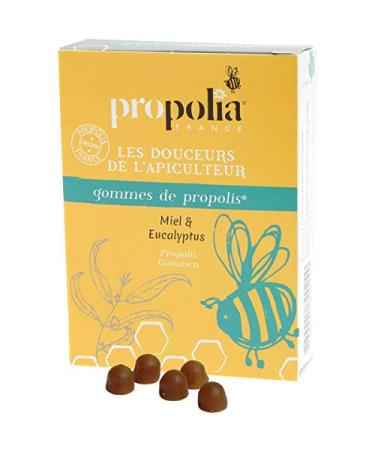 Propolia - Honey & Eucalyptus Propolis Gums Sachet 45g - Pack of 3 - Sold By Lot