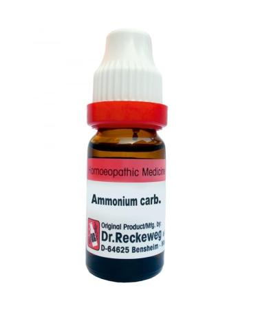Dr. Reckeweg Ammonium Carb 200CH Dilutions Homeopathic Medicine (Buy 3 GET 1 Free)