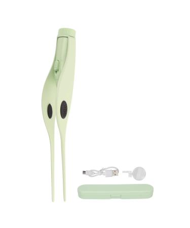 Ear Pick Tweezers Set USB Rechargeable LED Light Safe Professional Portable Ear Wax Cleaner Kit Ear Cleaner Ear Wax Removal Tool Kit with Storage Box