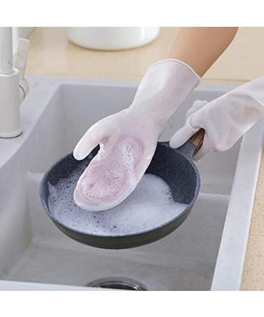 XMYINGWEI Silicone Dish Washing Gloves - Rubber Peeling Kitchen Cleaning Tools for Home Use - Buy Online on GoSupps.com