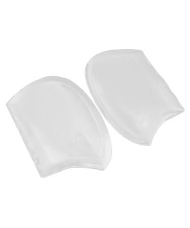 1 Pair Arch Half Pad Reusable Arch Support Foot Supply Foot Accessory Comfortable Arch Support Comfortable Foot Support Replaceable Flatfoot Support Gel Foot Support Arch Supports Transparent 8.70X6.80X0.60CM