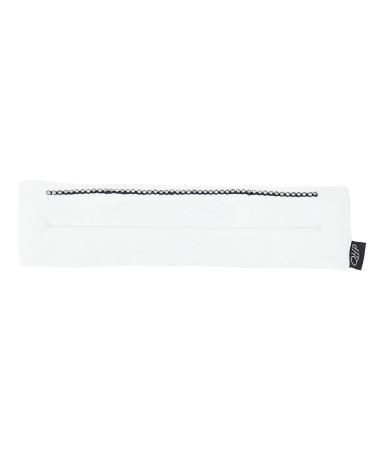 ARBO-INOX noseband pad with rhinestones soft nose pad made of terry cloth (COB FULLBLOOD white) COB FULLBLOOD WHITE