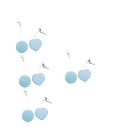 NOLITOY Rose 8 Pcs Phone Screen Wiper Eyeglass Cleaner Wipes Glasses Cleaner Wipes Phone Cleaner Eye Glass Clean Cloths Computer Glasses Lens Cleaning Cloths Laptop Wipers Sky-bluex4pcs 4X4X1.5CMx4pcs