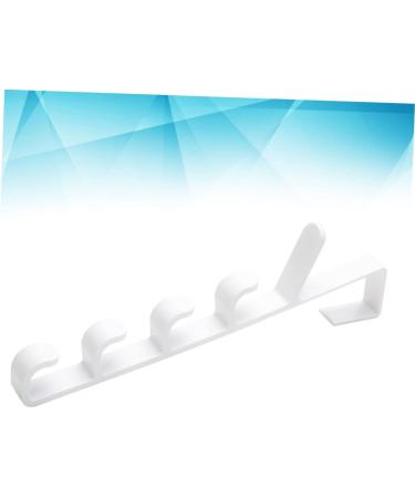 Baluue Multifunctional Clothing Rack Hangers 2pcs 5 Towel Hooks Hanging Rack Multifunction Door Hanger Multifunctional Hanger 2pcs White - Buy Online on GoSupps.com