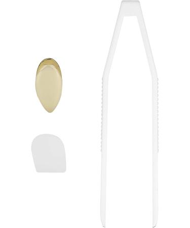 Verdant Touch Reusable Hip-Hop False Tooth Kit - Gold Tweezers & Wax for Halloween Festivals | International Shipping - Buy Online on GoSupps.com