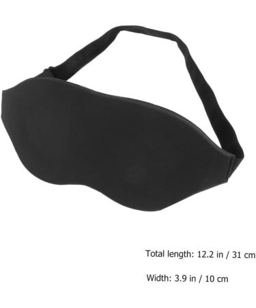 Beaupretty 3D Eyeshade Sleep Mask - Blindfold for Sleeping Blockout Eye Cover with Lemon Cocktail Straws - Comfortable Black Sleep Masks for Travel & Home Use - Buy Online on GoSupps.com