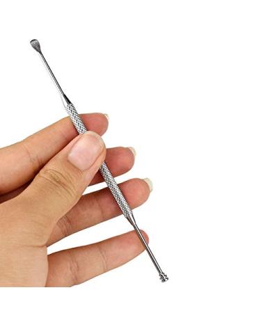 Exceart Metal Ear Cleaner - Dual Head Earwax Removal Tool | Effective Ear Cleaning Spoon for Safe Earwax Removal - Buy Online on GoSupps.com