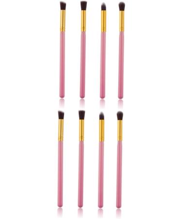 Baluue 8 Pcs Eye Make-up Brush Kit Foundation Makeup Eyeshadow Brushes Professional Eye Cosmetic mediumx2pcs Pink+goldx2pcs - Buy Online on GoSupps.com