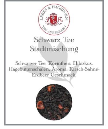 Lerbs & Hagedorn Lerbs & Hagedorn Black tea mix for your house brand | cherry-cream-strawberry taste 250 g (approx. 20 liters) of currants hibiscus