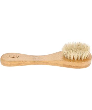 Facial Cleansing Brush - Wooden Handle Manual Skin Care Exfoliation Tool for Radiant Skin - Buy Online on GoSupps.com