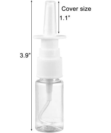 Mebamce 3 x Clear Nasal Spray Bottles - Essential 10ml Saline Container for Rhinitis Care - International Shipping Available - Buy Online on GoSupps.com