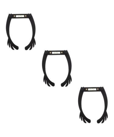 Beavorty 3pcs Eyebrow Grooming Stencil Eyebrow Ruler Brow Shaping Kit Tool Eyebrow Trimming