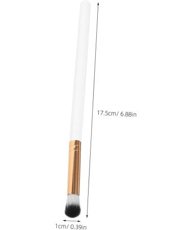 WOONEKY 10pcs Makeup Brush Eye Makeup Kit Make up Eyeshadow Brush Eye Makeup Tool Wooden Handle White - Buy Online on GoSupps.com