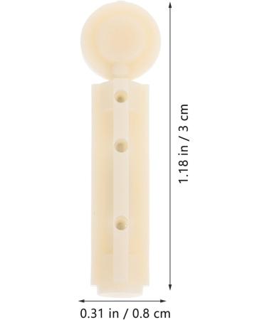 DOITOOL 150Pcs Twist Top Lancets | Disposable Safety Blood Lancet Needles for Diabetic Supplies - Beige - Buy Online on GoSupps.com