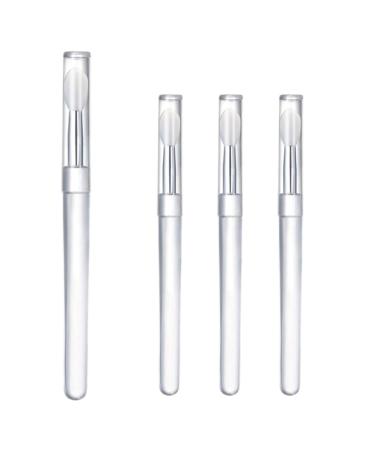 4 Pcs Silicone Lip Brushes - Portable Lipstick Applicator Wands & Mini Lip Scrub Brush for Gloss | International Shipping - Buy Online on GoSupps.com