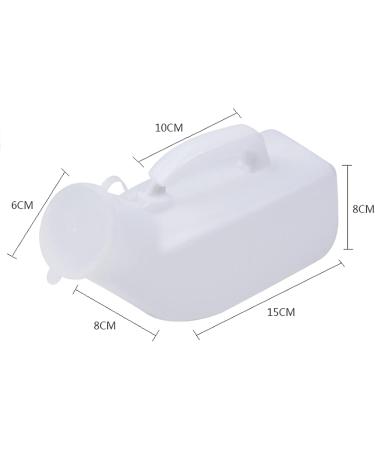 Urinals-(2 Packs) Portable Urinals for Men Sealing is Good Reusable Easy Cleaning for Female Men Incontinence Elderly Child Anyone Who's Bedridden for Car Travel Home Emergency Use in Bed Happy - Buy Online on GoSupps.com
