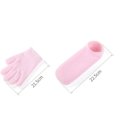 Ipetboom 1 Pair Moisturising Foot Spa Socks for Women - Thick Slipper Socks with Lotion Miss Toe Socks Moisturizing 22.5*8cm - Buy Online on GoSupps.com