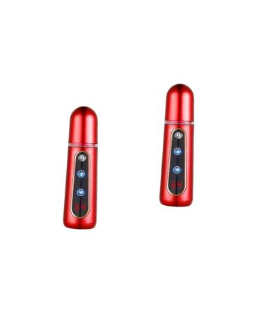 FOMIYES 2pcs Nano Facial Mister Nano Mist Sprayer Facial Mister Sprayer Mini Steamer Humidifier Face 14X3.9X3.9CMx2pcs Rose Goldenx2pcs