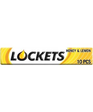 Lockets Honey & Lemon Lozenges 41g (Pack of 3) Soothing Sore Throat Relief Cough Sweets - Buy Online on GoSupps.com