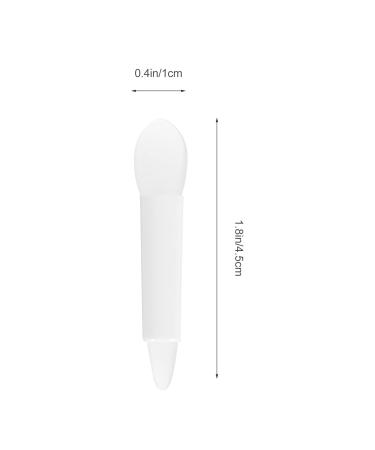 30pcs Disposable Lip Brush Set - Silicone Lipstick Wands & Applicators for Makeup | Portable Beauty Tools | Perfect for Lip Balm & Liner | White 4.5x1cm - Buy Online on GoSupps.com