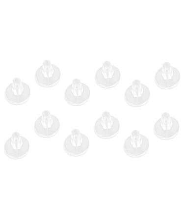 Didiseaon 12pcs Front Pad High Heel Insoles Toe Protection Cushions Toe Protectors Sofcomfort Thong Insert Sandals Forefoot Pad Antislip Pad Clear Grinding Feet Gel Sandal Pad