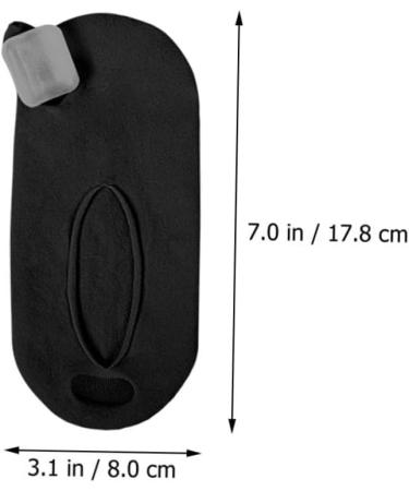 Invisible Boat Socks for Men & Women | Bunion Correcting Sock Adjusters | Polyester Fiber | Black | 1 Pair - Buy Online on GoSupps.com