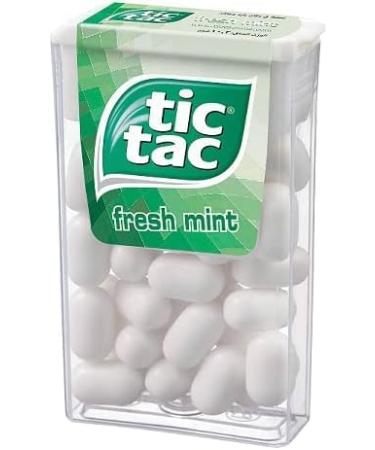 Tic Tac Fresh Mint 4 x 16g The Refreshing Mint Clean And Fresh For Little Moments Of Refreshment - Buy Online on GoSupps.com