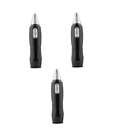FRCOLOR 3 Pieces 2 1 Electric Trimmer Manscape Trimmer For Men And Beard Trimmer For Men Hair Clipper And Beard Hair Trimmer Hair Organ Water Resistant Mens Mediumx3pcs Blackx3pcs