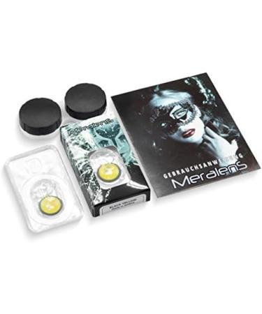 Funnylene Yellow Contact Lenses - 2 Pack Soft Monthly Lenses + Free Container | Perfect for Halloween & Carnival - Buy Online on GoSupps.com