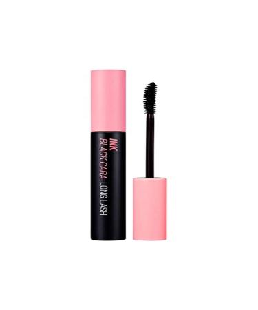 Peripera Ink Black Mascara  Lengthening  Thick  Waterproof  Smudge Proof  Long Lasting  Not Animal Tested  Long Lash Curling (001)  0.24 fl oz