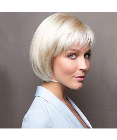 Buy Wqwig Synthetic Curly Bob Wig - Short Gray 10-Inch Side Combed Hairstyle for Women | International Shipping Available - Buy Online on GoSupps.com