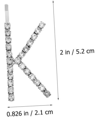 WOFASHPURET 1 Set Kiss Hairpin Sparkly Side Clip Hair Barrettes Rhinestone Headpiece for Women Glitter Hair Pin Bling Hair Clips Hair Jewels for Women Alloy Child Decorate Letter - Buy Online on GoSupps.com