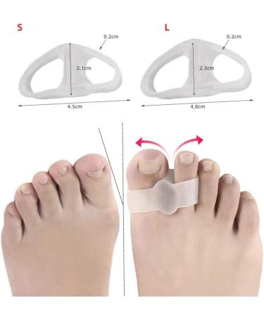 Soft Gel Toe Separators & Spacers 3 Pairs - Bunion Corrector & Pain Relief for Hallux Valgus, Hammer Toes, Calluses - Small Size - Buy Online on GoSupps.com