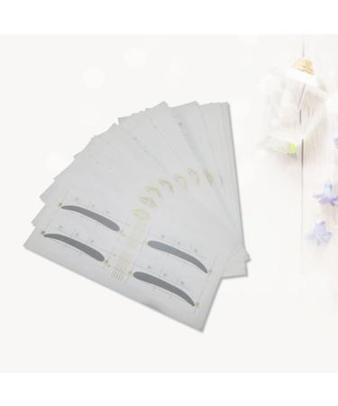  MERRYHAPY MERRYHAPY Eyebrow Care Kit 48 Templates Women Shaping Cards Stickers For Makeup Beginners - Buy Online on GoSupps.com