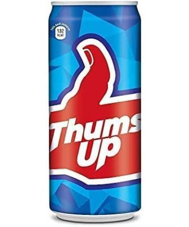 Delicious Flavored Drinks - Soft Refreshing & Irresistible Taste Beverages - Fun Drinking During Hot Summers Or Take Them on Picnics & Trips - Cool Drink To Break Your Thirst (Thums up Can 300ml_P 10) Thums up Can 300ml Pack of 10 - Buy Online on GoSupps.com