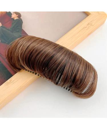 Invisible False Hair Clip Bun Base Bump Styling Tool - Light Brown - Buy Online on GoSupps.com
