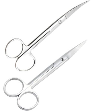 Buy Minkissy 6 Pcs Stainless Steel Scissors Set - Straight & Round Head for Crafting & Hair Cutting | International Shipping Available - Buy Online on GoSupps.com