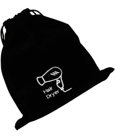 Healeved 5pcs Flannel Hair Dryer Hair Dryer for Traveling Travel Drawstring Hair Dryer Organizer Hair Dryer Travel Pouch Travel Makeup Blow Dryer Makeup Brush 26.00X23.00X0.50CMx5pcs Blackx5pcs - Buy Online on GoSupps.com