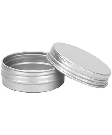 30ml Argent Petits recipients de Pot de Stockage de baume de levre en aluminium Rond avec Le Couvercle a Visser pour Le baume de levre cosmetique Bougies ou The (Paquet de 24) - Buy Online on GoSupps.com