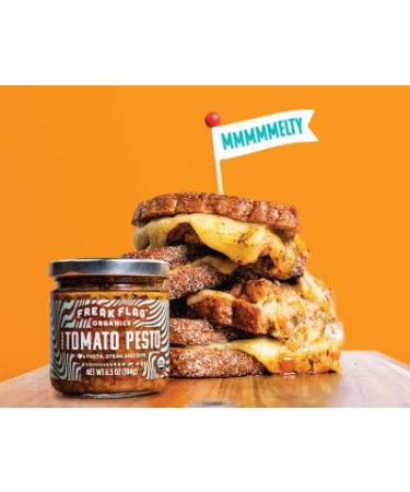 Freak Flag Organics Pesto Variety Pack - Tomato Bruschetta, Kale, Carrot - USDA Organic, Vegan, Nut-Free - 6.75 oz (Pack of 3) - Buy Online on GoSupps.com