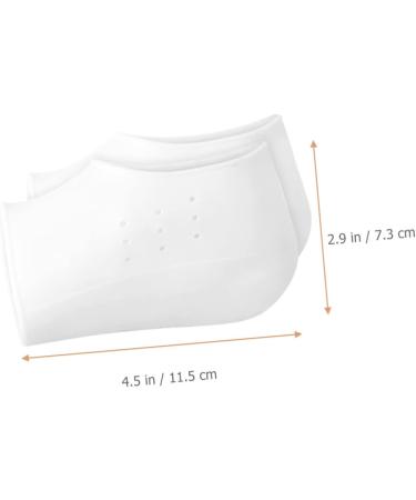 NOLITOY Height Increasing Insole Sock Pads - 2 Pairs Invisible Heel Pads for Men & Women | Comfort & Height Boost - Buy Online on GoSupps.com