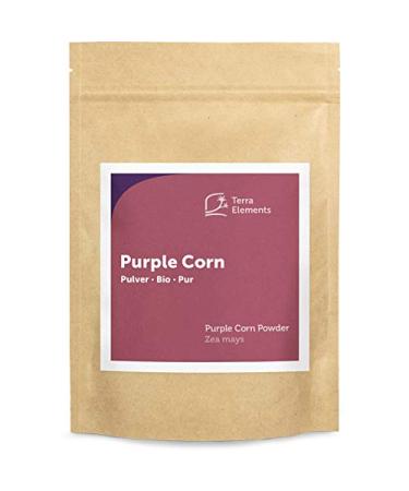 Terra Elements Organic purple corn powder 250g I 100% pure I vegan I raw quality
