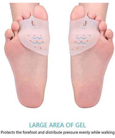 CAZARU FXJ Corrector Relief Toe Separator for Hammer Toe - Silicone Straightener Spacer for Hallux Valgus - Forefoot Pads Cushion - Men and Women (5 Pairs) - Buy Online on GoSupps.com