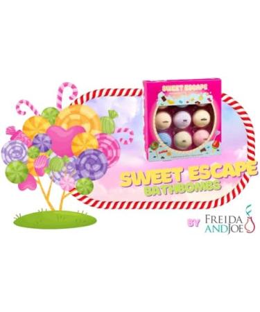 Happy Day Fizzers Aromatherapy 9-Piece Large Bath Bomb Gift Set for Women - Relaxing Home Spa Gifts for Mom - Perfect for Birthday or Christmas (Sweet Escape) - Buy Online on GoSupps.com