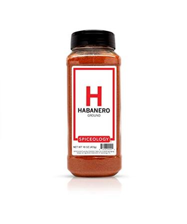 Spiceology - Habanero Powder - Ground Dried Habanero Pepper - 16 oz