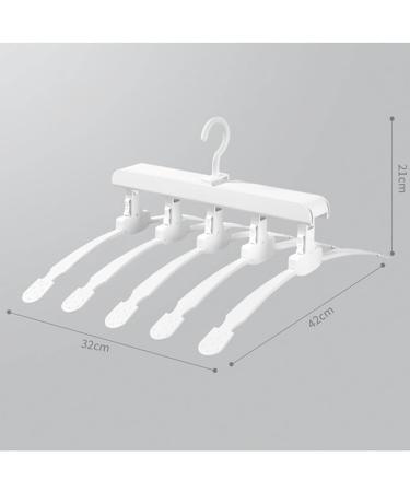 OZLMBERN Clothes Hanger Household Wardrobe Storage Seamless Clothes Support Dormitory Student Folding Clothes Rack - Buy Online on GoSupps.com