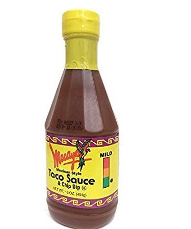 Macayos Mexican Style Taco Sauce & Chip Dip 16oz - Mild (2 Pack) | Authentic Flavor | Gluten-Free - Buy Online on GoSupps.com